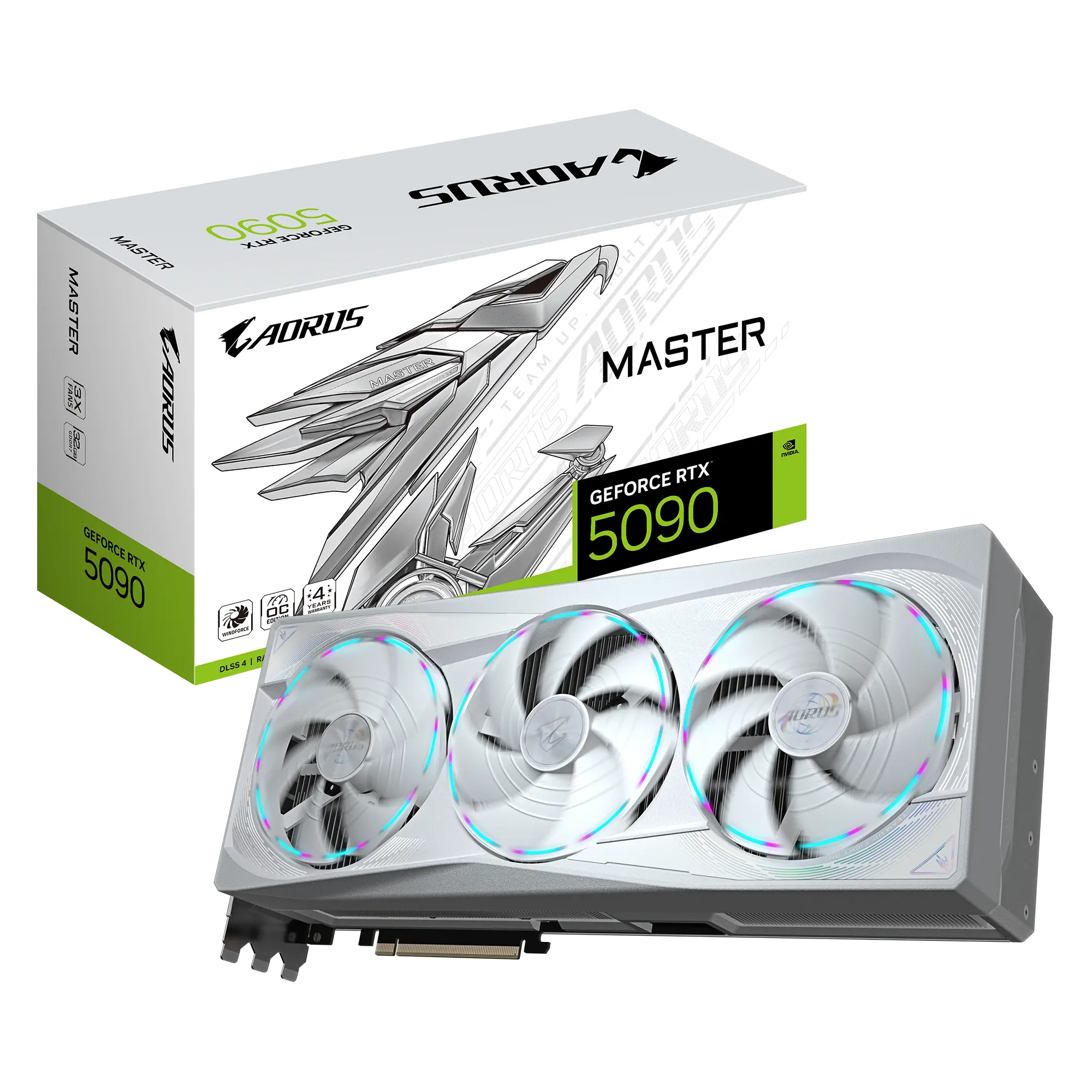 GPU RTX 5090 32GB OC GIGABYTE AORUS MASTER WHITE